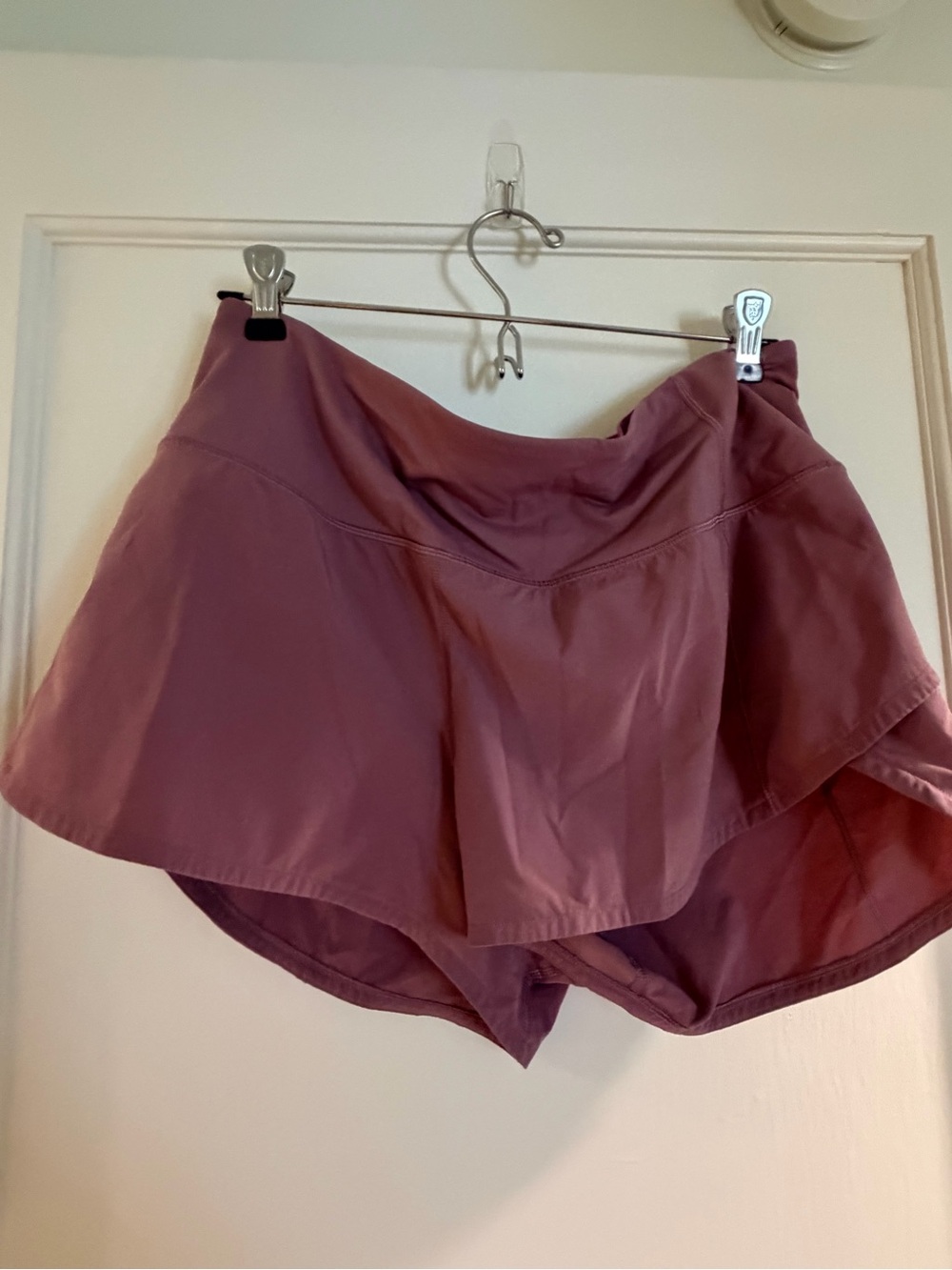 Women's Mauve Athletic Skort Shorts